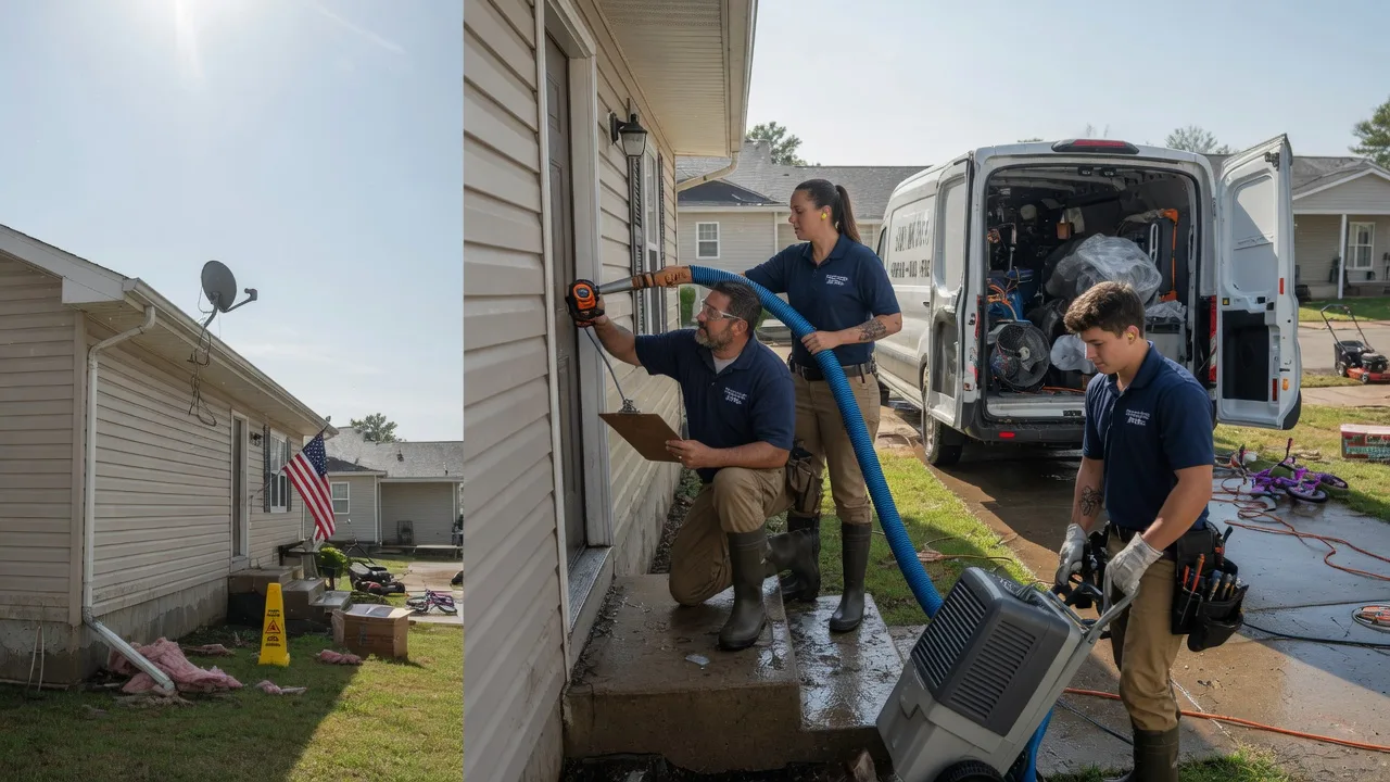 Ceiling Water Damage Restoration in Voss, TX near me